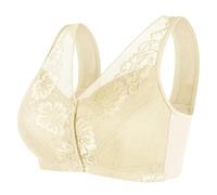 Generico Reggiseno Donna in Cotone a Copertura Totale, Sostegno Senza Ferretto con Cintura Regolabile, Indumenti Intimi