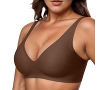 Generico Reggiseno Donna Senza Ferretto Comodo Cinghie Regolabili Aspetto Naturale Schiena Nuda Forma U Reggiseni Taglie Forti a Copertura Totale