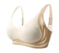 Generico Reggiseno Donna Senza Ferretto Push Up Invisibile Schiena Nuda Forma U Reggiseni Top Comodo Cuciture Comode Traspirante Morbida