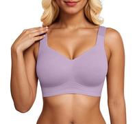 Generico Reggiseno Minimizer Taglie Forti da Donna Comodo per Quotidiana Coppe Piene Non Imbottite Senza Ferretto a Tenuta Forte