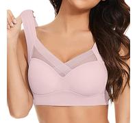 Generico Reggiseno Minimizer Taglie Forti da Donna Comodo per Quotidiana Coppe Piene Non Imbottite Senza Top Ferretto a Tenuta Forte