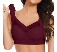 Generico Reggiseno Minimizer Taglie Forti da Donna Comodo per Quotidiana Coppe Piene Non Imbottite Senza Top Ferretto a Tenuta Forte