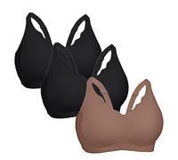Generico Reggiseno Push Up Senza Ferretto e Cuciture, Confezione da 2/3 pezzi Bralette Imbottita da Donna per un Sostegno Naturale, Comfort Top Invisibile per Tutti i Giorni