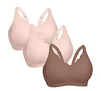 Generico Reggiseno Push Up Senza Ferretto e Cuciture, Confezione da 2/3 pezzi Bralette Imbottita da Donna per un Sostegno Naturale, Comfort Top Invisibile per Tutti i Giorni