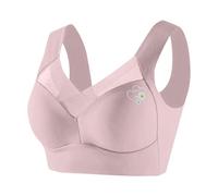 Generico Reggiseno Schiena Scoperta Donna Comodo Cinghie Regolabili Scollo a V Bustino Reggiseni con Scollatura Brassiere Palestra Modellante del Seno Copertura Totale