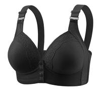 Generico Reggiseno Senza Ferretto Classico Donna Large Size Without Ring Thin Vest Type Bra Contenitivo Riducente Push Up Invisibile Push-Up Sportivo Everyday Sostegno Forte Taglie Forti Seno Piccolo