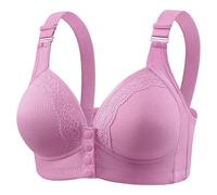 Generico Reggiseno Senza Ferretto Classico Donna Large Size Without Ring Thin Vest Type Bra Contenitivo Riducente Push Up Invisibile Push-Up Sportivo Everyday Sostegno Forte Taglie Forti Seno Piccolo