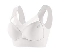 Generico Reggiseno Senza Ferretto Pizzo Donna Push Up Comfort Intimo Traspirante con Supporto Medio Top correzione della Postura Sportivo per Donne Comodo Reggiseni Convertibili