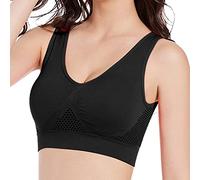 Generico Reggiseno Sport Privo di Cuciture a Fili Liberi Reggiseno Yoga con Imbottiture Estraibili per Donne,Top Donna