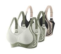 Generico Reggiseno Sportivo Donna Comodo Cinghie Regolabili Aspetto Naturale Schiena Nuda Forma U Reggiseni Sollevamento e Sostegno Morbido Regolabile Biancheria Intima