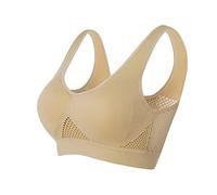 Generico Reggiseno Sportivo Donna Imbottito Sostegno Forte Elasticizzato Taglie Forti Senza Ferretto Push Up per Yoga Vogatore Golf Palestra Fitness Corsa
