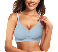 Generico Reggiseno Sportivo Donna Stretch Leggero Reggiseni Base Intimo Invisible Bra Traspirante con Supporto Medio Top Palestra Modellante del Seno Fitness Yoga Training Sportivi
