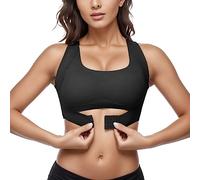 Generico Reggiseno Taglie Forti Senza Ferretto-Reggiseno da Donna a Compressione Sostegno per l'esercizio Quotidiano delle Donne e Offre Supporto per la Schiena