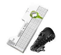 Generico Regolatore per tacchette per Bici - 11x29 cm, Strumento ergonomico di allineamento Pedale per Mountain Bike da Strada, Accessorio sostitutivo per Ciclismo in PP, indicatore di Posizionamento