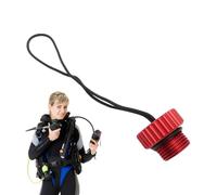 Generico Regulator Tank - Threaded Dust Plug Protector cap | Tank Valves Cover, Ndustrial DIN Tanks Valves Cover with Rope | Diving Dive Tanks Regulator, Industrial DIN Valvess Covesr for Du