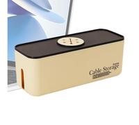 Generico Reinforced Safety Cover - Charger Management Box, Resistant Frame for Child Proof Protection, 1 Pack Design, Electronic Accessory Case with Side Cable Entry Ports, Power Storage Box