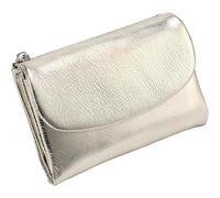 Generico Relevantk Wallet, Joyfullygo Wallet, Unisex Pebble Leather Wallets, Women's 5.3in Short Billfolds, Soft Unisex Wallets Coin Card Holder for Women, Anti-Theft Organizers (Goldon)