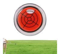 Generico Reliablevalidity Golf Ball Marke, Golf Trainer- Ball Marker Round Cap Clip Mark with Level Function, Balls Hat Clip, Attaches Easily Line Marker Tool Accessories (red)