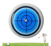Generico Reliablevalidity Golf Ball Marker, Golf Trainer-Golf Ball Marker Round cap Clip Mark with Level Function, for Man Woman, Attaches Easily Line Marker Tool Accessories (Blue)