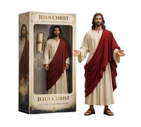 Generico Religious Jesus Christ Figurines, 1/6 Scale Open Arms Statue, Sacred Christian Decor, Catholic Spiritual Figurine, Tabletop Religious Art Display