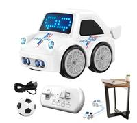 Generico Remote Control Car - Smart Robot Toy Car | ABS Interactive Vehicle Rechargeable RC Toy LED Lights | Follow Escape Tracking Modes Kids Indoor Outdoor Play Gift Use