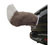 Generico Remote Control Electric Car Tail - Fuzzy Wagging Moving Tail, USB Rechargeable, Adjustable Speed, Cute Plush Auto Trunk Decoration, Universal Fit Vehicle Exterior Accessory (E)