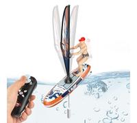 Generico Remote Control Sailing Boat - 12 Inches Waterproof RC Toy for Kids 8-12 with LED Lights, 2.4GHz High-Speed Function for Pool Play, Bathtub Racing and Outdoor Fun, Summer Beach Adventure Game