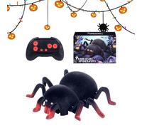 Generico Remote Control Spider, Electronic Rc Prank Toy, Robotic Spider Gift, Realistic Moving Legs Toys for Indoor Outdoor Play, Birthday Parties, Holidays, or Backyard Fun, 8.66 Inches, Black