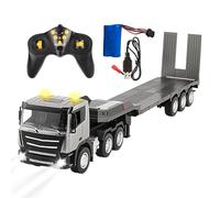 Generico Remote Control Truck - 32.68 Inches Flatbed Vehicle | ABS RC Construction Toy - 2.4GHz Wireless Rechargeable Battery Music Reality Function Interactive Play For Kids Age 3 Plus