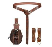 Generico Renaissance Belt Bag Accessories, Cosplays Pouch, Historical Belts Purse Cosplay, Costume Purse for Theater Stage Photoshoot Convention Medieval Fair, Women Adults, 20x15x4 inches