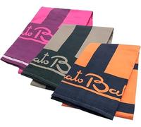 Generico Renato Balestra Telo Mare Microfibra tinta unita vari assortimenti 3pz INTIMOEGIDIO (Multicolore(arancio X 1 + Fango-nero X 1 + Fragola X 1))