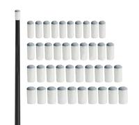 Genérico Replacement Cue Tips, 40 pezzi Billiard Cue Head Tips, Stable Repair Tool For Billiard Enthusiasts, Novices, and Professions