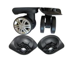 Generico Replacement Luggage Wheels For Suitcases Repair Ha Ruote di Ricambio A19 per Valigia, 1 Coppia Rotelle Girevoli per Trolley e Bagagli da Viaggio(Double Row Wheel)