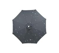 Generico Replacement Umbrella Cover - Replacement Parasol Canopy With Top Vent | Polyester Cloth Waterproof Parasol Top For Beach Pool Lawn Backyard