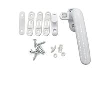 Generico Replacement Window Handles for Upvc Windows, Gestione Della Ruota Durevole Finestra A Destra/Sinistra Con Serratura Hardware Porta Scorrevole(White,Left)