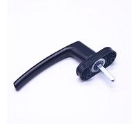 Generico Replacement Window Handles for Upvc Windows, Impugnatura Nera Della Finestra Dell'acciaio Leva Di Plastica Collegamento Aperto