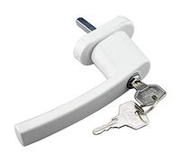 Generico Replacement Window Handles for Upvc Windows, Maniglia Di Trasmissione Della Finestra In Acciaio Plastica Con Chiave All'interno Dell'esterno Apertura Del Collegamento Porta