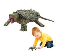Generico Reptile Turtle Model, Simulated Snapping Animal Figure, Realistic Home Decoration for Adults Kids, Educational Display Toy, Wildlife Collection Piece, Desktop Ornament for Learning Play