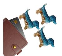 Generico Resin Animal, Positive Hug Tokens, 3-Piece Inspirational Card Set, 1.97x1.57x0.39 Inches, Ideal for Kids, Teens, Working Adults, Space Organizers, Special Occasions