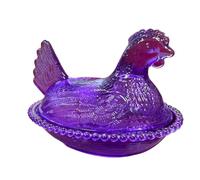 Generico Resin Candy Storage Container - Hen Shaped Dessert Bowl, Nest Design with Secure Lid, Food Organizer with Chicken Sculpture, Countertop Kitchen Decor, Decorative Dish for Home Cafe