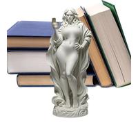 Generico Resin Goddess Statue, Artistic Resin Sculpture Figurine, Elegant Desktop Ornament for Office, Living Room, Library, Bathroom, or Meditation Space, Indoor Outdoor Decorative Display for Desks