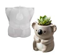 Generico Resin Molds Craft, Koala Easy Release, Cute Supplies with Sturdy Texture, Funny Epoxy Aid with, Modern DIY Style, Accessory for Wax Plaster Concrete Planter Pencil Holder