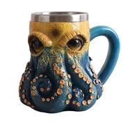Generico Resin Mug For Latte, Coffee Mug - 160ml Octopus Design Drinkware Cups | Coffee Mugs 160ml Dishwasher Safe F0r Hot Cold For Milk Ice Water Juice Latte Tea Beer Mother Dad Wife Friend