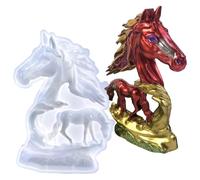 Generico Resina epossidica, Artigianali in Silicone, per Animali a Rilascio Facile per, Decorazioni per la casa, Ornamenti da Parete per Ufficio, per Capodanno, Principianti de