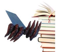 Generico ResinCreepy Hand Bookmark, Halloween-themed Devil Hand Bookmark | Halloween Creepy Bookmark for Adult Kid Gift, Horror Home Decor, Bookshelf Ornaments