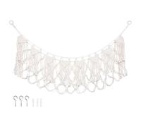 Generico Rete Amaca Per Animali Di Peluche | Grande Boho Da Parete Resistente | Amaca Per Animali Di Peluche Da Parete,Per Organizzare L'Esposizione Per Bambini E Ragazzi In Camera Da