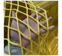 Generico Rete da carico per Arrampicata Gialla Quadrata da 6 mm/6 cm - Rete di Sicurezza per Esterni per Parco Giochi, Case sugli Alberi e Isolamento Verde - Rete divisoria Protettiva 2 m x 10 m (6,6