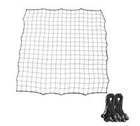 Generico Rete da rimbalzo da calcio 100x100 cm, rete da tiro al bersaglio con 20 corde elastiche for l'allenamento del portiere
