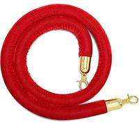 Generico Rete di Sicurezza per carichi Pesanti in Corda di Iuta per la Protezione dei Bambini, Corda per Bambini Samtseil per Il Controllo della Folla - Linea di Coda Rossa Intrecciata con Ganci luci