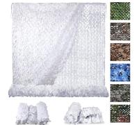 Generico Rete Mimetica 150D Camouflage Tela Mimetico - Rotolo di Reticolato da Camuffamento per Decorazione Paesaggio Boschivo Caccia Campeggio 3x4m, 3x6m, 4x5m, 4x6m, 5x6m(3x20m)